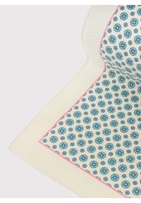 Pako Lorente - PAKO LORENTE – Beżowa poszetka w mikrowzór. Kolor: beżowy. Materiał: poliester #3