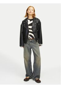 JJXX Kurtka z imitacji skóry Frida 12257725 Czarny Loose Fit. Kolor: czarny. Materiał: skóra #6