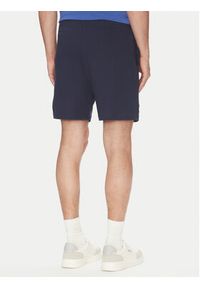Kappa Szorty materiałowe Logo Korpo Cabas 303HZE0 Granatowy Regular Fit. Kolor: niebieski. Materiał: bawełna