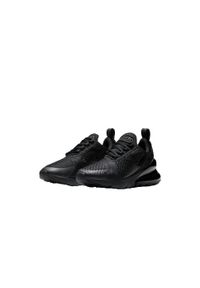 Buty Dorosły Nike Air Max 270 czarny. Okazja: na co dzień. Kolor: czarny. Materiał: syntetyk, tkanina, materiał. Model: Nike Air Max