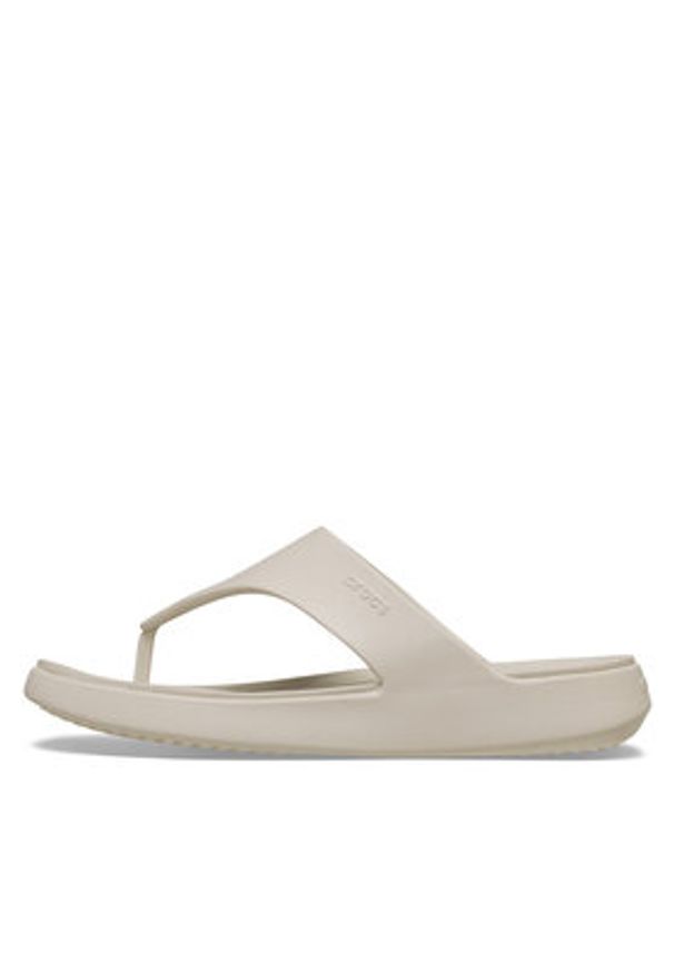 Crocs Japonki Getaway Triangle Flip 212018 Beżowy. Kolor: beżowy