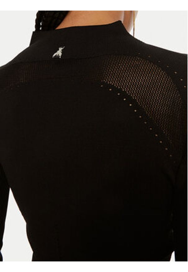 Patrizia Pepe Bluzka 8K0218 K195 K103 Czarny Slim Fit. Kolor: czarny. Materiał: syntetyk