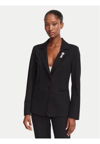 Marella Marynarka Gommoso 2623916034 Czarny Slim Fit. Kolor: czarny. Materiał: syntetyk #1