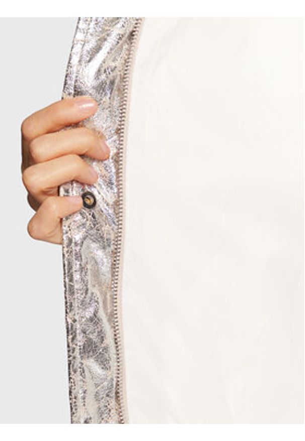 Pinko - PINKO Kurtka zimowa Brunella 1 1G17Z5 A03G Srebrny Relaxed Fit. Kolor: srebrny. Materiał: syntetyk. Sezon: zima
