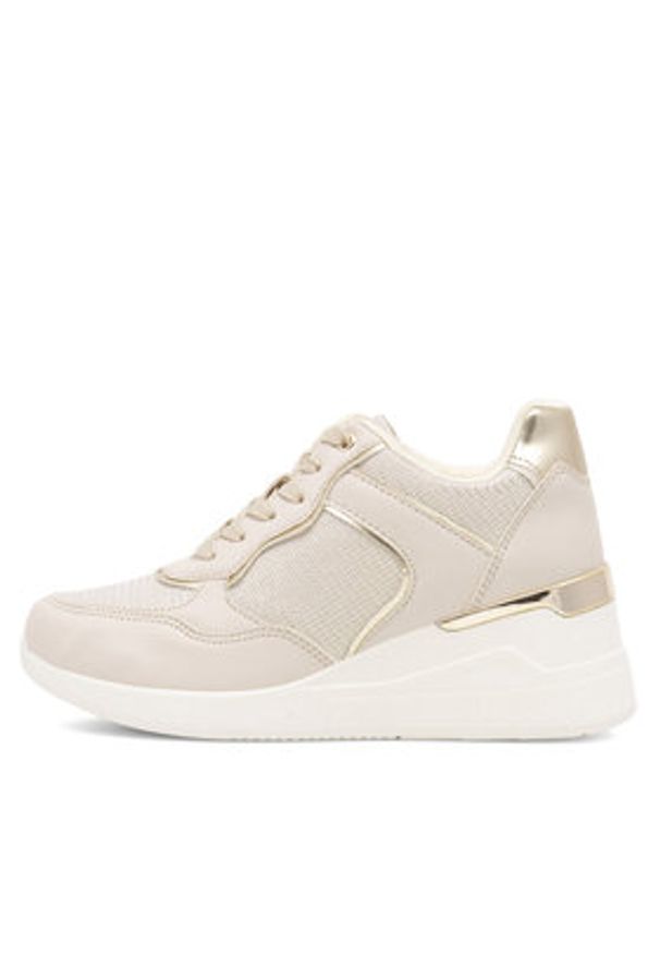 Clara Barson Sneakersy WFA2460-1 Beżowy. Kolor: beżowy. Materiał: skóra