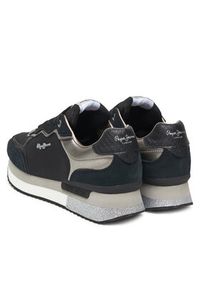 Pepe Jeans Sneakersy Rusper Glam W PLS600008 Czarny. Kolor: czarny. Materiał: materiał #6