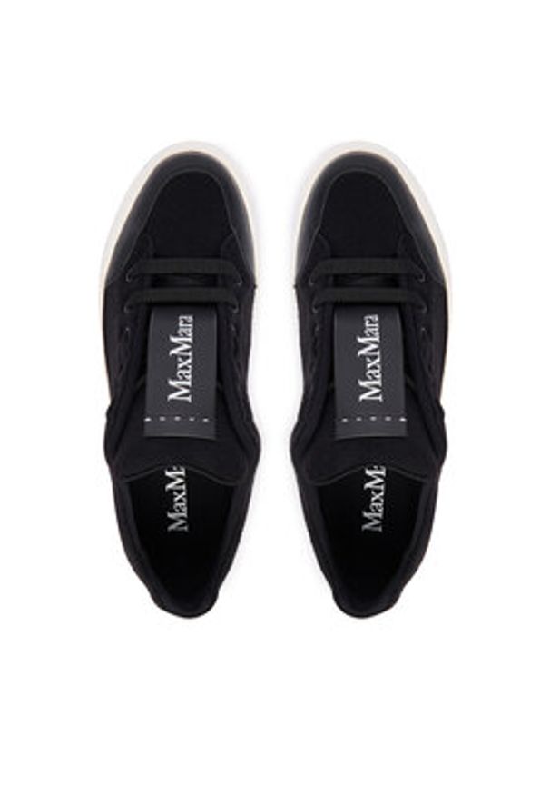 Max Mara Sneakersy Maxiwk 2524766012650 Brązowy. Kolor: brązowy. Materiał: wełna