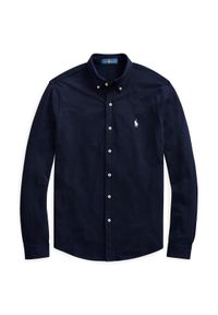 Polo Ralph Lauren Koszula 710654408016 Granatowy Regular Fit. Typ kołnierza: polo. Kolor: niebieski. Materiał: bawełna