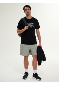 4f - 4F T-shirt regular z nadrukiem męski - czarny XXL. Okazja: na co dzień. Kolor: czarny. Materiał: jeans, dresówka, bawełna, dzianina. Wzór: nadruk. Styl: casual, klasyczny #2