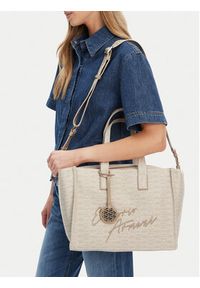Emporio Armani Torebka EW000370 AF12993 F1073 Beżowy. Kolor: beżowy