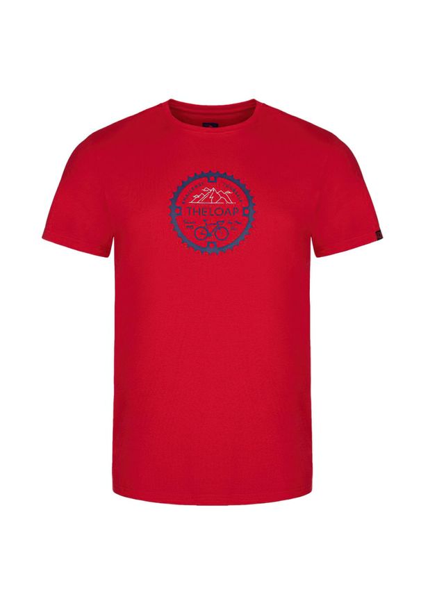Lowa - Męska koszulka Slim Fit Loap Alger - Styl i komfort na świeżym powietrzu. Kolor: wielokolorowy. Materiał: elastan, bawełna. Sport: kolarstwo