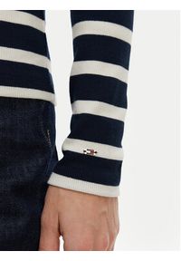 TOMMY HILFIGER - Tommy Hilfiger Bluzka Henley WW0WW43905 Granatowy Slim Fit. Typ kołnierza: typu henley. Kolor: niebieski. Materiał: bawełna #5