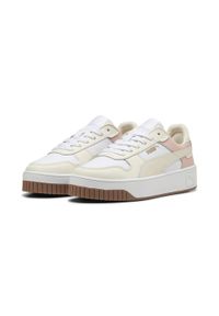 Puma - Sneakersy damskie Carina Street PUMA White Alpine Snow Frosted Ivory. Okazja: na co dzień. Kolor: biały. Obcas: na platformie. Sport: turystyka piesza