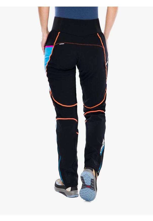 CRAZY - Spodnie softshell damskie Crazy Pant Ionic. Kolor: czarny. Materiał: softshell. Sezon: zima. Sport: narciarstwo
