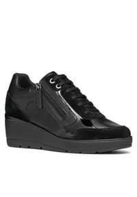 Geox Sneakersy D Ilde D36RAC 05422 C9999 Czarny. Kolor: czarny. Materiał: skóra #1