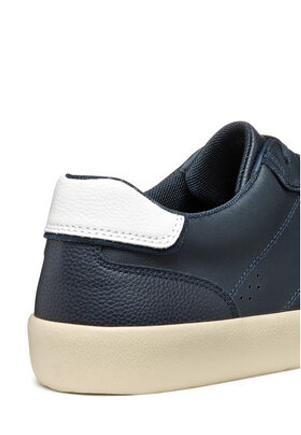 Geox Sneakersy U Affile U55BUB 09BBU C4211 Granatowy. Kolor: niebieski. Materiał: skóra