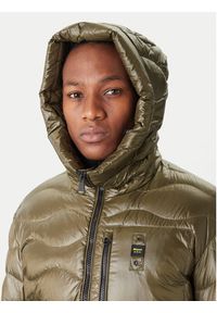 Blauer Płaszcz zimowy Impermeabile 25WBLUK03068 Zielony Regular Fit. Kolor: zielony. Materiał: syntetyk. Sezon: zima #4