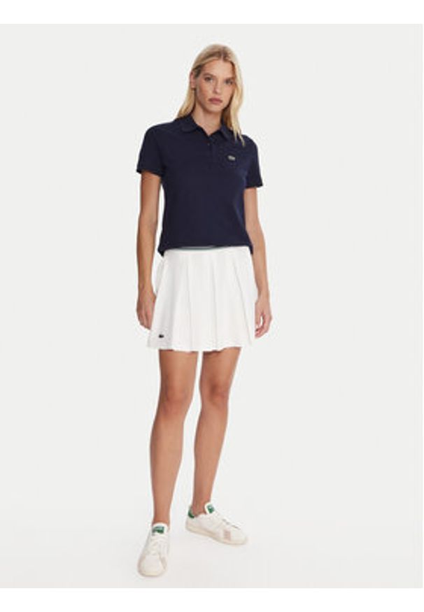 Lacoste Polo PF7839 Granatowy Classic Fit. Typ kołnierza: polo. Kolor: niebieski. Materiał: bawełna