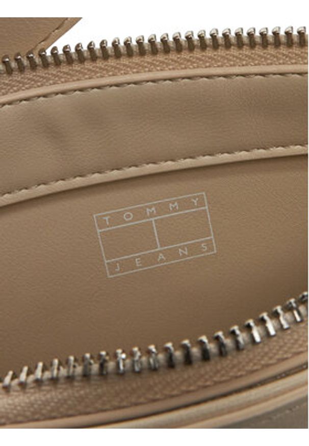 Tommy Jeans Torebka Tjw Ess Must Shoulder Bag AW0AW16966 Beżowy. Kolor: beżowy. Materiał: skórzane