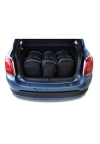 KJUST - Torby Do Bagażnika Fiat 500X 2014-2024 3Szt Kjust. Kolor: czarny. Styl: sportowy #1