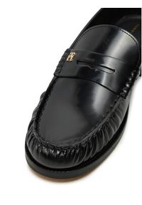 TOMMY HILFIGER - Tommy Hilfiger Mokasyny Loafer Abrasivato Leather FW0FW08617 Czarny. Kolor: czarny. Materiał: skóra #6