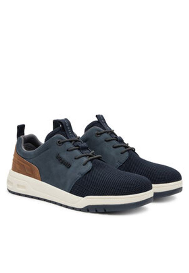 Bugatti Sneakersy 321-ASF02-6900 Granatowy. Kolor: niebieski. Materiał: materiał