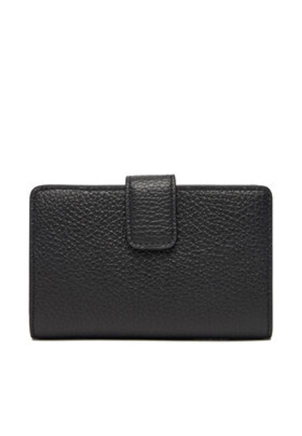 Coccinelle Portfel MW5 Metallic Soft E2 MW5 11 E7 01 Czarny. Kolor: czarny. Materiał: skóra