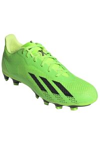 Adidas - Buty piłkarskie adidas X Speedportal.4 FxG M GW8494 zielone zielone. Zapięcie: sznurówki. Kolor: zielony. Materiał: syntetyk. Sport: piłka nożna #4