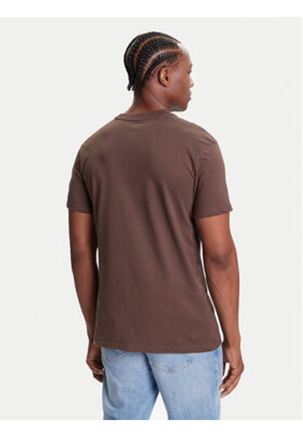 Quiksilver T-Shirt EQYZT08174 Brązowy Regular Fit. Kolor: brązowy. Materiał: bawełna