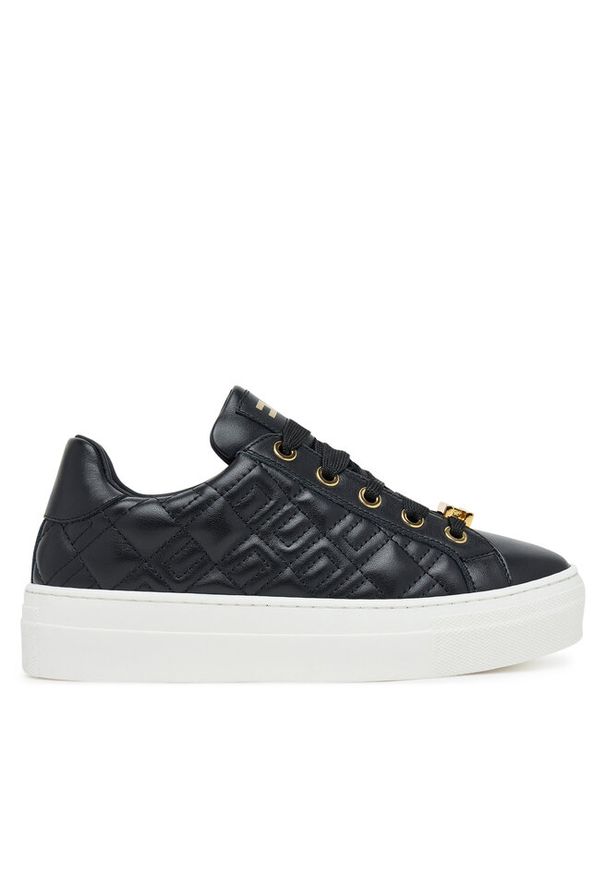 Sneakersy Elisabetta Franchi. Kolor: czarny