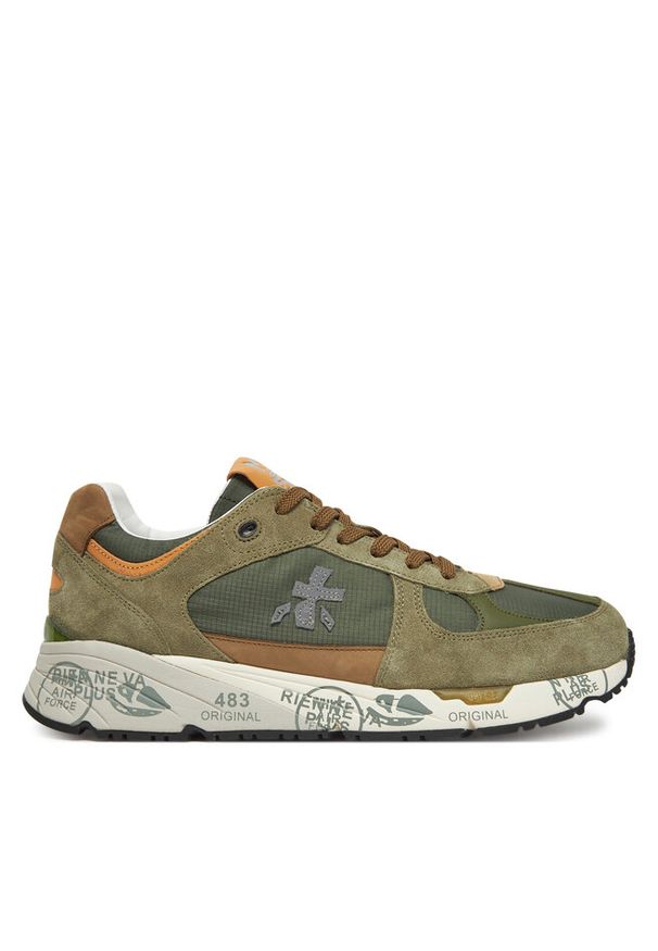 Sneakersy Premiata. Kolor: brązowy