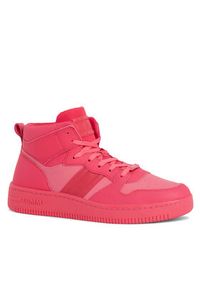 Tommy Jeans Sneakersy Tjw Retro Basket Mc Wl EN0EN02398 Różowy. Kolor: różowy. Materiał: skóra #7