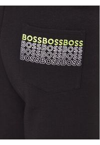 BOSS - Boss Spodnie dresowe 50497194 Czarny Regular Fit. Kolor: czarny. Materiał: bawełna, dresówka, syntetyk #3