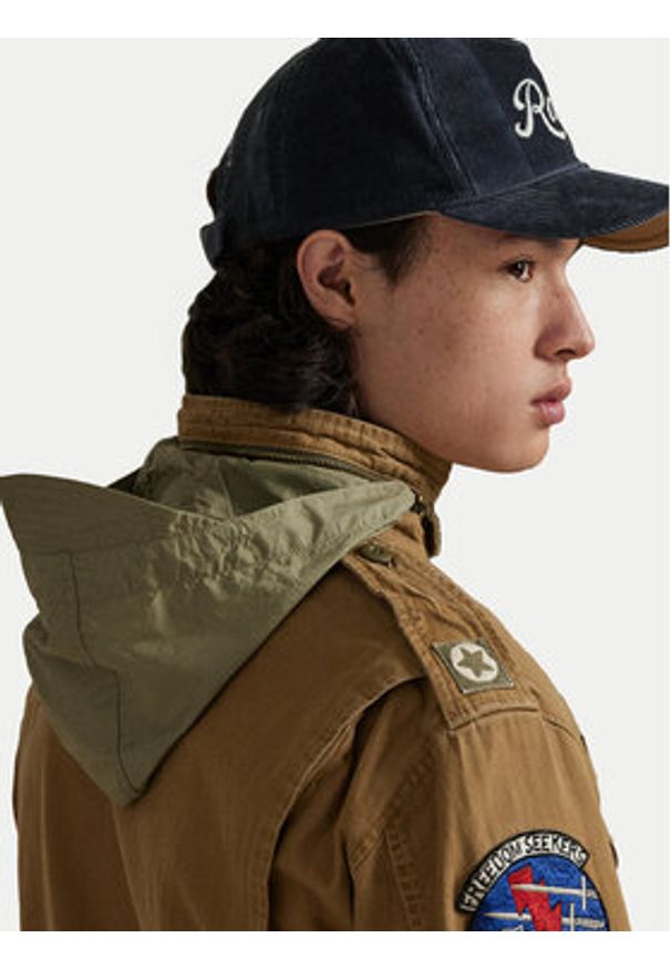 Polo Ralph Lauren Kurtka przejściowa 710P02024001 Beżowy Regular Fit. Typ kołnierza: polo. Kolor: beżowy. Materiał: bawełna