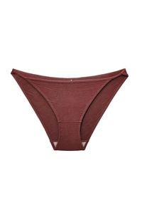 Intica - Majtki sportowe fitness z elastycznego materiału Greer. Kolor: brązowy. Materiał: materiał