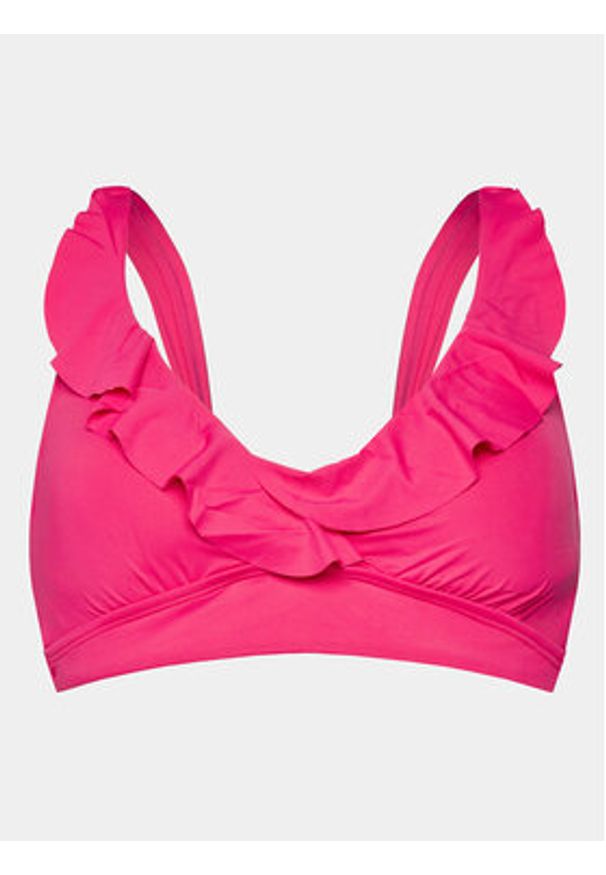 Lauren Ralph Lauren Góra od bikini 20101030 Różowy. Kolor: różowy. Materiał: syntetyk