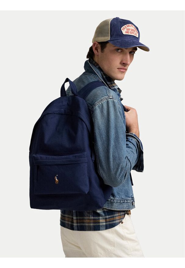 Polo Ralph Lauren Plecak 405967604002 Granatowy. Kolor: niebieski. Materiał: materiał