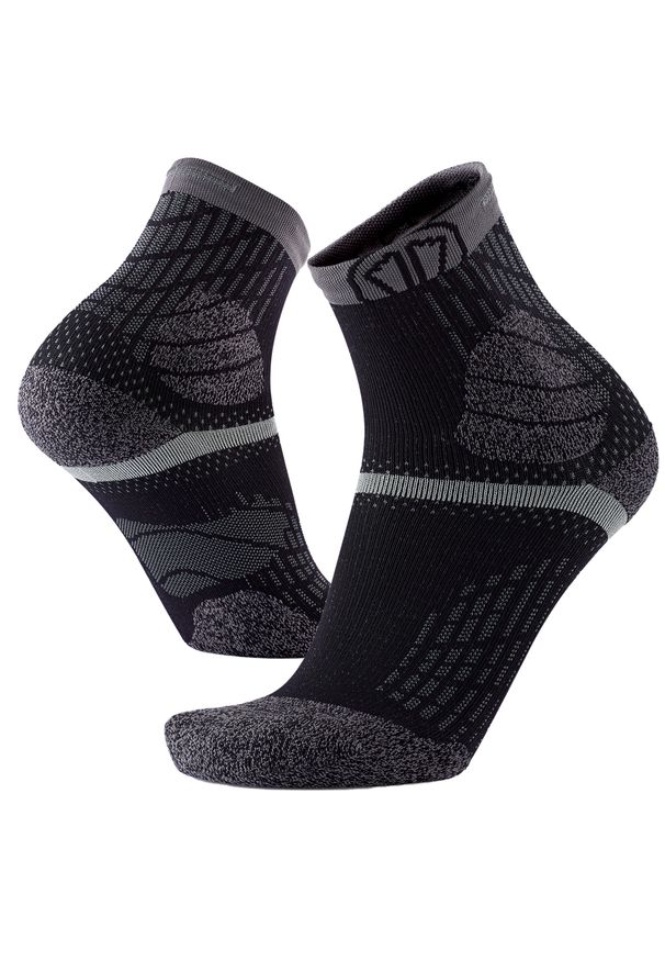 SIDAS - Skarpeta szlak doroslych Sidas Trail Protect ochrona, wsparcie i wysokosc kostki. Kolor: szary. Materiał: elastan, poliamid. Sport: bieganie