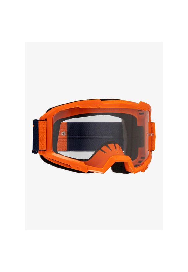 LEATT - Gogle rowerowe Leatt Goggle Vizion 2.5 - orange. Kolor: pomarańczowy, wielokolorowy, żółty