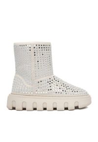 Eva Minge Śniegowce EO-NIKI-LT1748-1 Écru. Materiał: zamsz, skóra #1