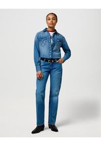Wrangler Jeansy Low Rise Cowboy Niebieski Straight Leg. Kolor: niebieski #3