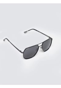 Big-Star - Okulary przeciwsłoneczne męskie czarne Suno 906. Kolor: czarny #7