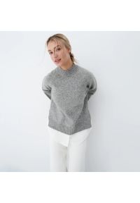 Mohito - Sweter z koszulą Eco Aware - Szary. Kolor: szary