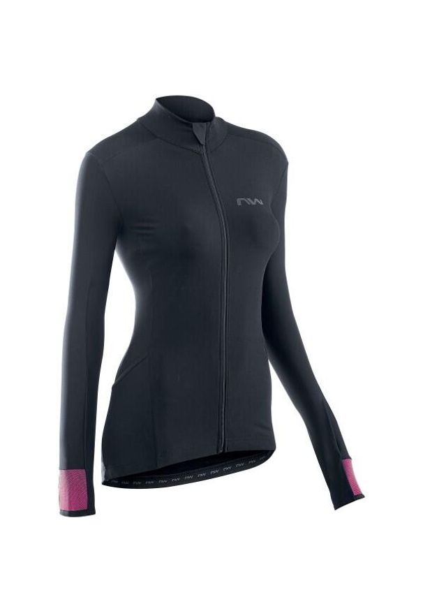 NORTHWAVE - Damski jersey z długim rękawem Northwave Fahrenheit. Kolor: różowy, wielokolorowy, czarny. Materiał: jersey. Długość rękawa: długi rękaw. Długość: długie. Sport: kolarstwo