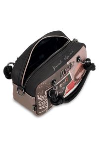 Brązowa Zgrabna Torebka Anekke Elegancki Kuferek Damski. Kolor: brązowy. Styl: elegancki. Rodzaj torebki: na ramię #6