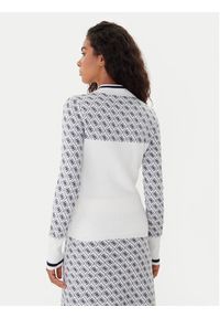 Guess Sweter W5BR24 Z3JD2 Écru Slim Fit. Materiał: syntetyk