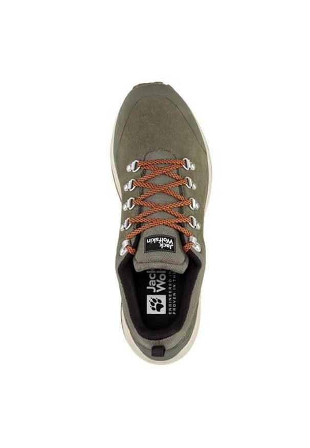 Buty do chodzenia męskie Jack Wolfskin Terraventure Urban Low. Kolor: zielony. Materiał: zamsz. Szerokość cholewki: normalna. Sport: turystyka piesza