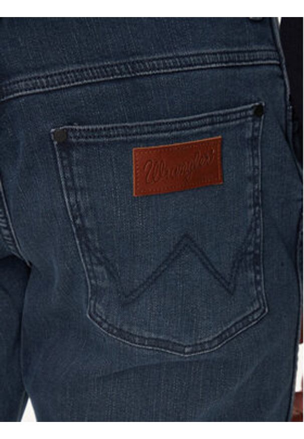 Wrangler Jeansy River 112356840 Granatowy Tapered Fit. Kolor: niebieski