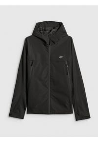 4f - 4F Kurtka przejściowa membrana 5000 męska - czarna S. Okazja: na spacer, na co dzień, do pracy. Kolor: czarny. Materiał: materiał. Styl: casual #1