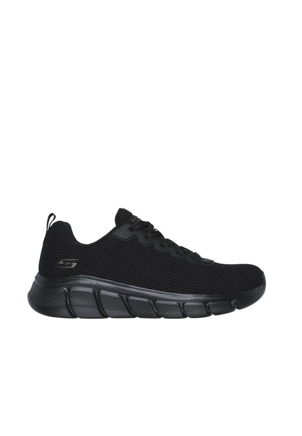 skechers - Buty do chodzenia damskie Skechers Bobs Sport B Flex. Zapięcie: sznurówki. Kolor: czarny. Materiał: materiał, syntetyk. Szerokość cholewki: normalna. Model: Skechers Sport. Sport: turystyka piesza